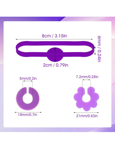 48 Marcadores de Copas de Vino Silicona Reutilizables 12 Colores