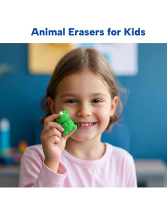 Borradores de Animales GOMIMEOR 35 Pcs Multicolor 6.35 cm 2