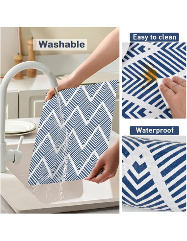 Forro Antideslizante Cohoo Home 30.48cm x 3.6m Azul