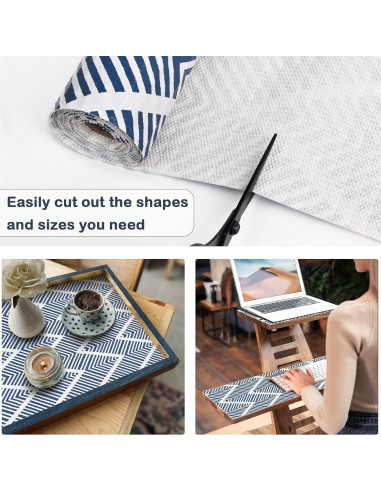 Forro Antideslizante Cohoo Home 30.48cm x 3.6m Azul