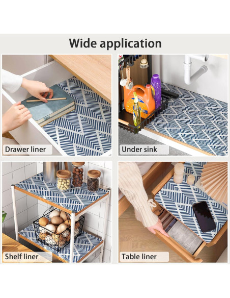 Forro Antideslizante Cohoo Home 30.48cm x 3.6m Azul