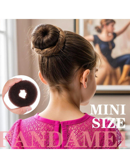 Set 41 Piezas Hacedor de Moños Josojoou - Donas, Redes y Clips