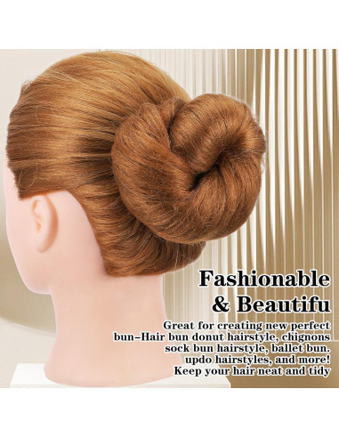 Set 41 Piezas Hacedor de Moños Josojoou - Donas, Redes y Clips