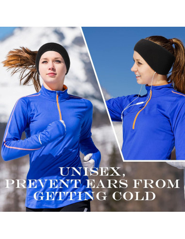 Banda para la Cabeza Jexine 20 Pcs Invierno Unisex Calentador