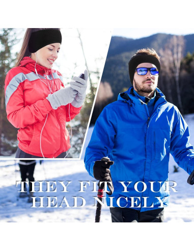 Banda para la Cabeza Jexine 20 Pcs Invierno Unisex Calentador