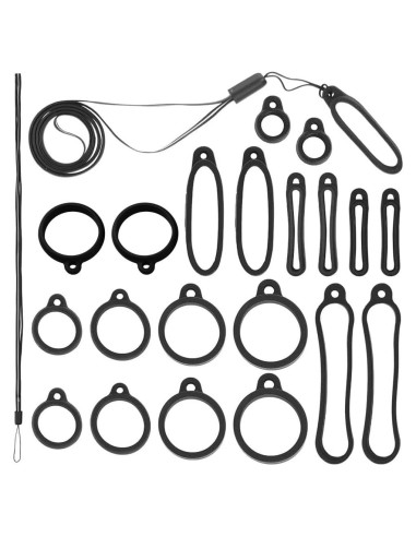 Set de Anillos de Silicona Antipérdida CRASPIRE 19Pcs 8-58mm