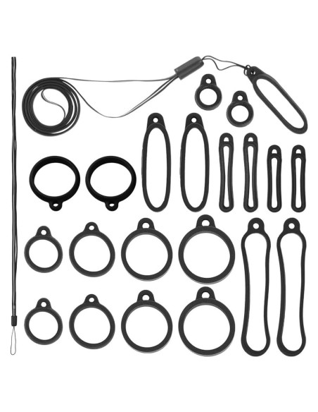 Set de Anillos de Silicona Antipérdida CRASPIRE 19Pcs 8-58mm