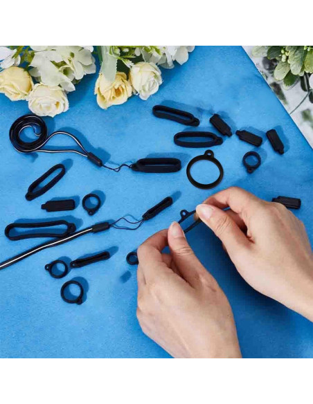 Set de Anillos de Silicona Antipérdida CRASPIRE 19Pcs 8-58mm