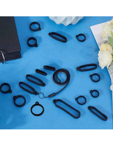 Set de Anillos de Silicona Antipérdida CRASPIRE 19Pcs 8-58mm