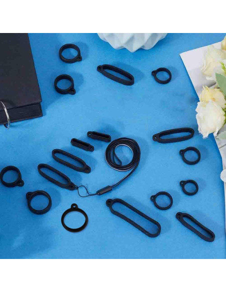 Set de Anillos de Silicona Antipérdida CRASPIRE 19Pcs 8-58mm