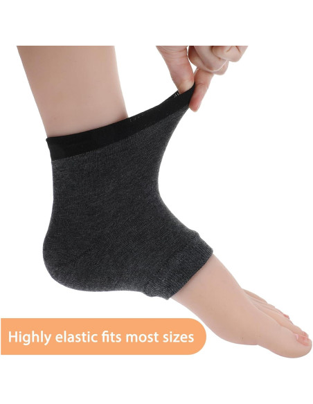 3 Pares Calcetines Hidratantes Gel Abeillo para Talones Agrietados