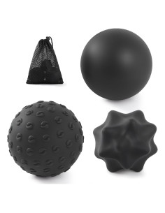 Bolas de Masaje JIEJUNJIE - Liberación Miofascial (Paquete de 3)