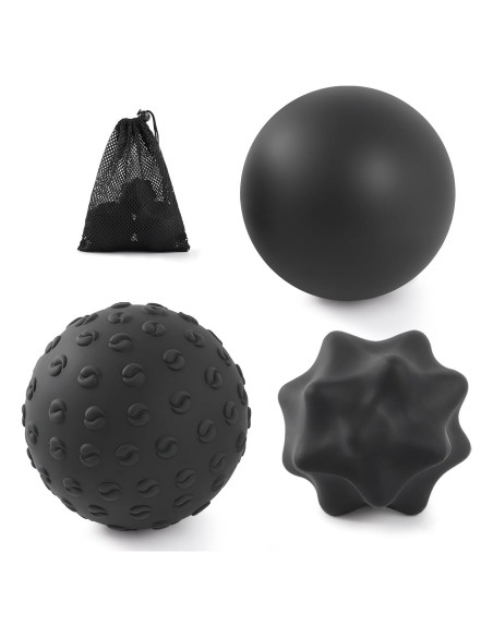 Bolas de Masaje JIEJUNJIE - Liberación Miofascial (Paquete de 3)
