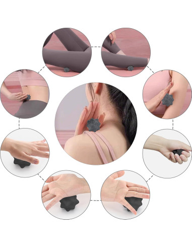 Bolas de Masaje JIEJUNJIE - Liberación Miofascial (Paquete de 3)