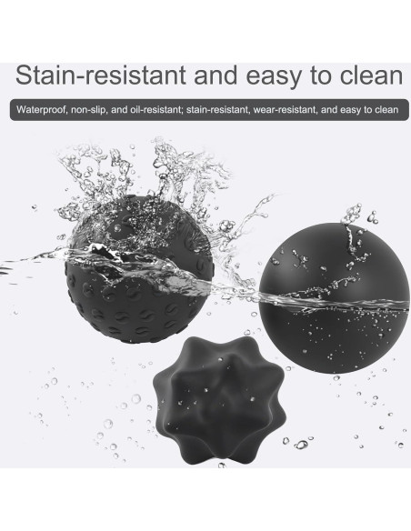 Bolas de Masaje JIEJUNJIE - Liberación Miofascial (Paquete de 3)