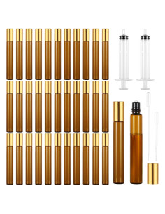 150 Botellas de Rodillo de Aceite Esencial Tideme 10ml Ámbar