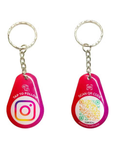 Llave USB NFC Instagram NUUBIZ con Código QR - Compacta y Fácil