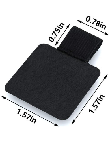 Soporte de Lápiz Autoadhesivo SLSON - 12 Unidades Negro