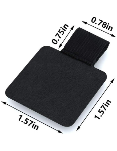 Soporte de Lápiz Autoadhesivo SLSON - 12 Unidades Negro