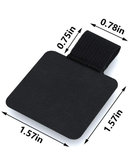 Soporte de Lápiz Autoadhesivo SLSON - 12 Unidades Negro