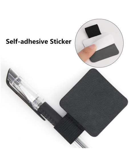 Soporte de Lápiz Autoadhesivo SLSON - 12 Unidades Negro