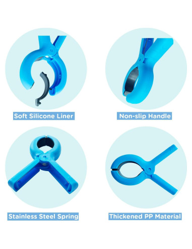 Pinzas para Toallas de Playa HLDMYYXGS - 8 Pcs, 4 Colores