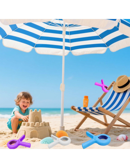 Pinzas para Toallas de Playa HLDMYYXGS - 8 Pcs, 4 Colores