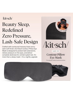 Máscara de Ojos Kitsch Contour Pillow - Carbón, Sin Presión 2