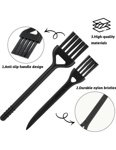 6 Cepillos Antiestáticos ESD InnoHHustle para Limpieza de PC