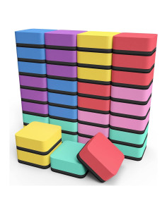 Borradores Magnéticos de Pizarra Blanca MaxGear - Paquete 36