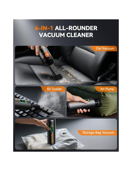Aspiradora de Mano Inalámbrica YOYOTO VC28 4-en-1 21000Pa Aspiradora de Mano Inalámbrica YOYOTO VC28 4-en-1 21000Pa