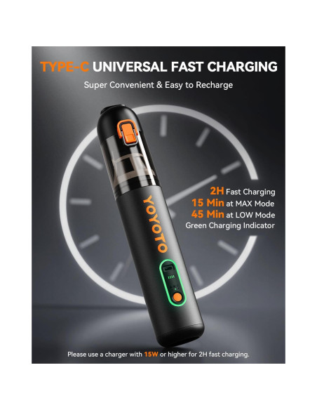 Aspiradora de Mano Inalámbrica YOYOTO VC28 4-en-1 21000Pa Aspiradora de Mano Inalámbrica YOYOTO VC28 4-en-1 21000Pa