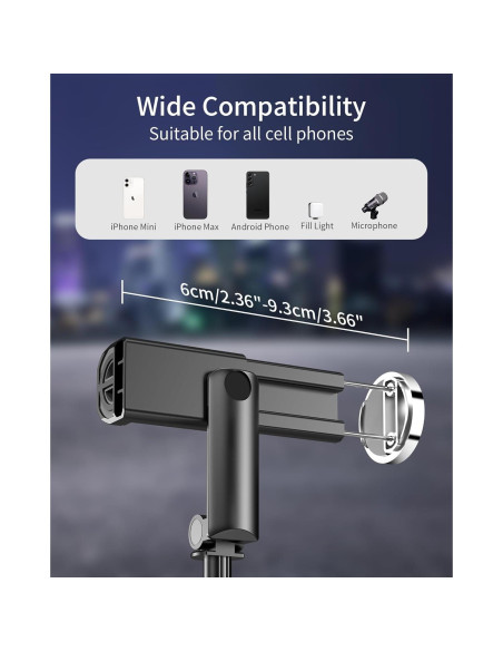 Trípode para Selfie ACKIMA DP16, Soporte Teléfono 110cm