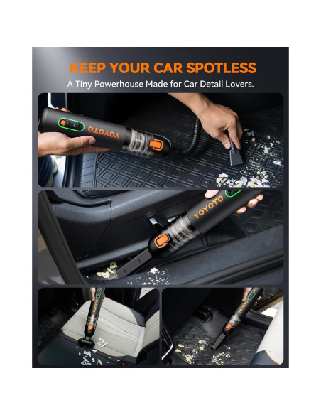 Aspiradora de Mano Inalámbrica YOYOTO VC28 4-en-1 21000Pa Aspiradora de Mano Inalámbrica YOYOTO VC28 4-en-1 21000Pa