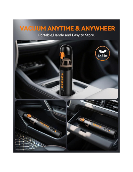 Aspiradora de Mano Inalámbrica YOYOTO VC28 4-en-1 21000Pa Aspiradora de Mano Inalámbrica YOYOTO VC28 4-en-1 21000Pa