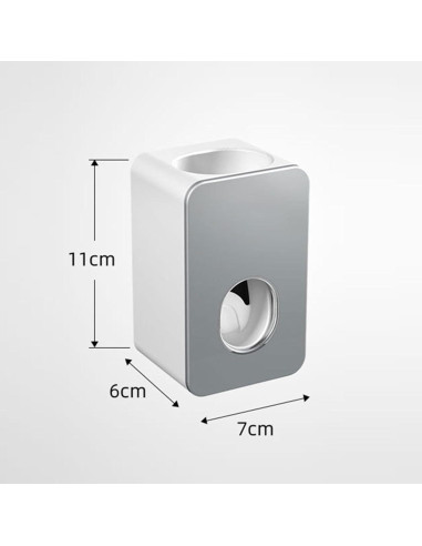 Dispensador Automático de Pasta de Dientes TopHomer Negro