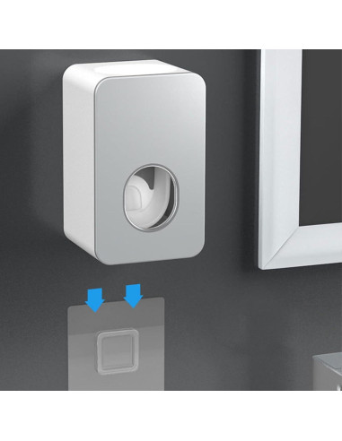 Dispensador Automático de Pasta de Dientes TopHomer Negro