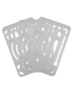 Juego de 3 Escudos de Borrado Acero Inoxidable SHINEOFI