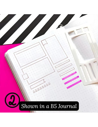 Plantillas de Registro Flexibles LELLURE - Paquete de 3 Unidades