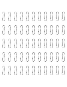 Ganchos de Acero Inoxidable Mini Skater 13mm - 50 Unidades