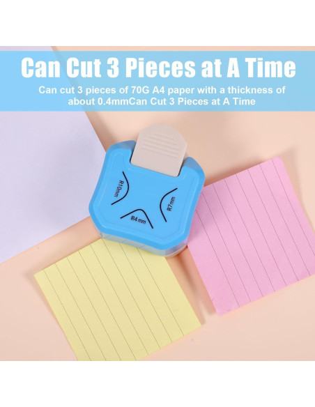 Perforadora de Esquinas 3 en 1 xieketn - Cortador de Papel