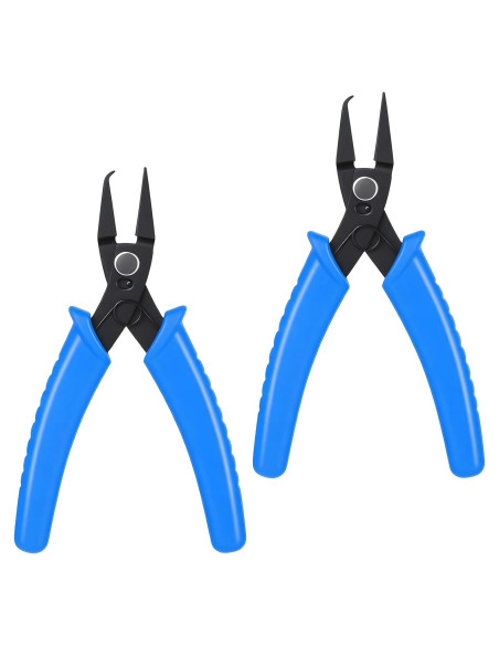 2 Pinzas Abridoras de Anillos Divididos Zyghjort Azul