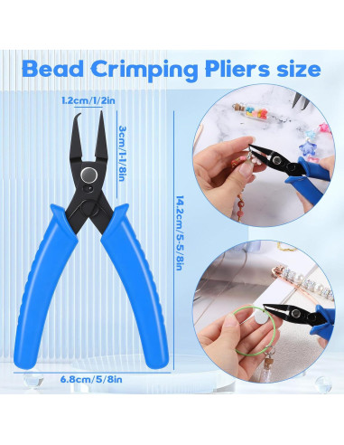 2 Pinzas Abridoras de Anillos Divididos Zyghjort Azul