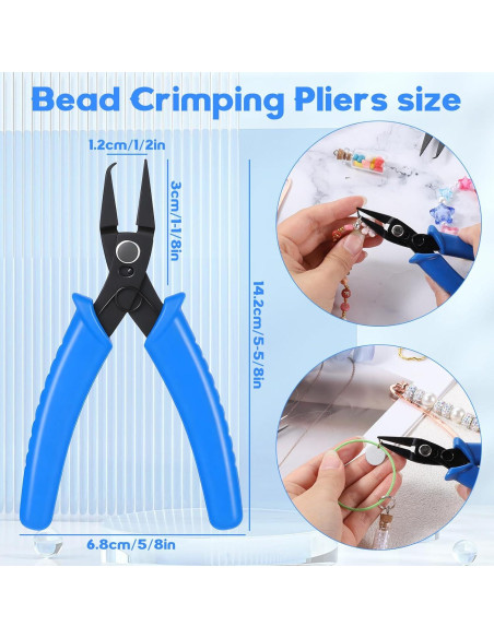 2 Pinzas Abridoras de Anillos Divididos Zyghjort Azul