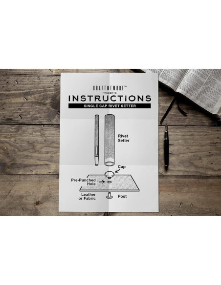 Kit de Herramientas para Remaches CRAFTMEMORE 5MM - 200 Remaches