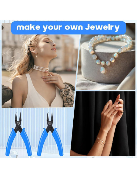 2 Pinzas Abridoras de Anillos Divididos Zyghjort Azul