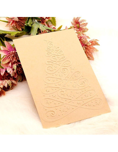 6 Carpetas de Relieve Plástico para Tarjetas DIY 14.5x10.5cm