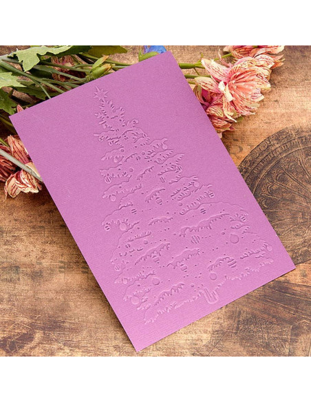 6 Carpetas de Relieve Plástico para Tarjetas DIY 14.5x10.5cm