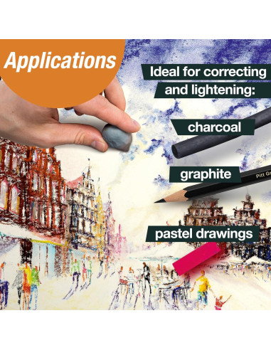 Borrador Amasado Faber-Castell con Estuche - Gris