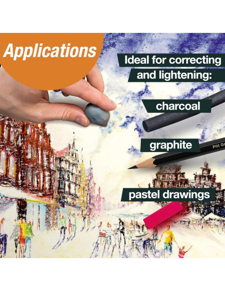 Borrador Amasado Faber-Castell con Estuche - Gris